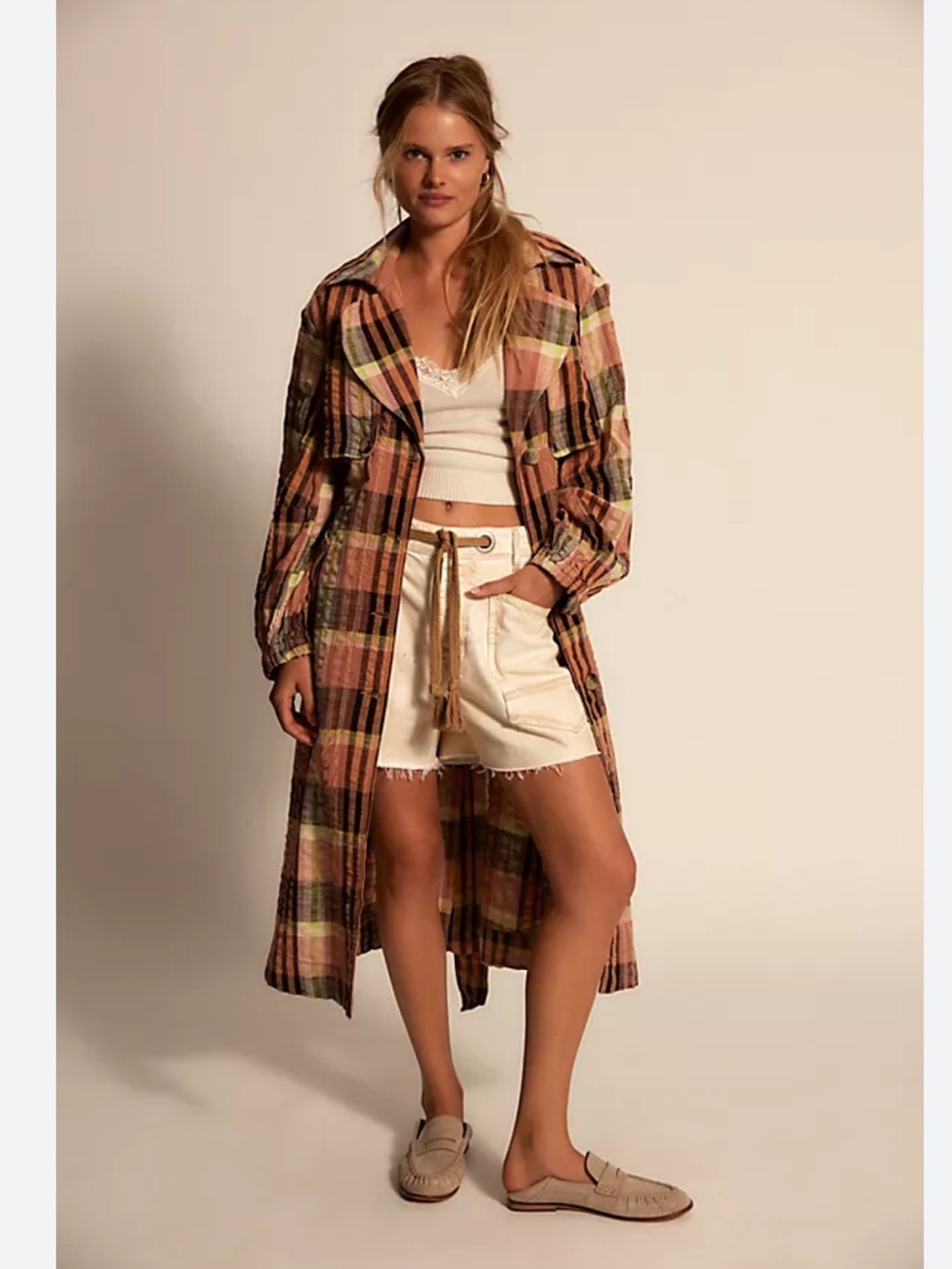 NWT FREE PEOPLE WE THE FREE BLISS MAXI TRENCH